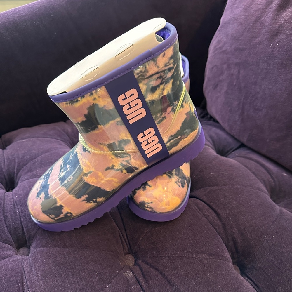 UGG Multicolor Tie-Dye Ankle Boots